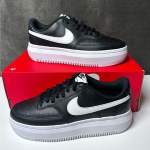NIKE COURT VISION ALTA LTR BLACK/WHITE WOMENS SIZE 9 DM0113 002